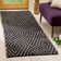Bohemian Hand-Woven Black Area Rug