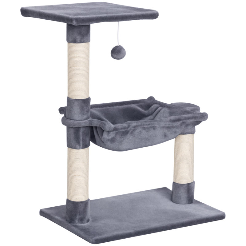70cm H Cat Tree, Grey