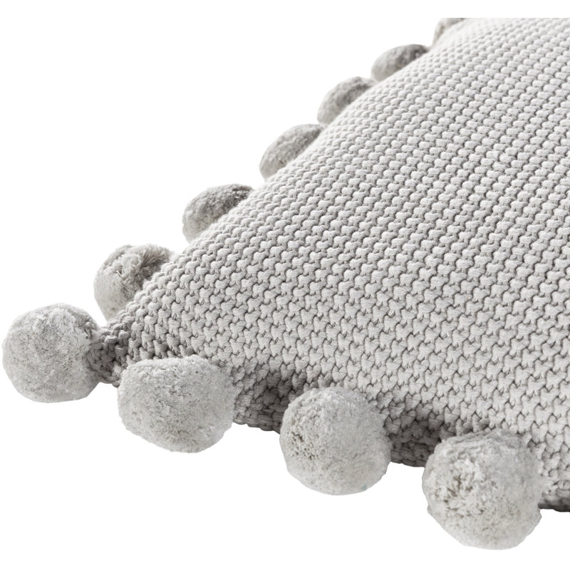 Accent Throw Pillow with Fill, Light Gray, Polyester, 20" x 20"