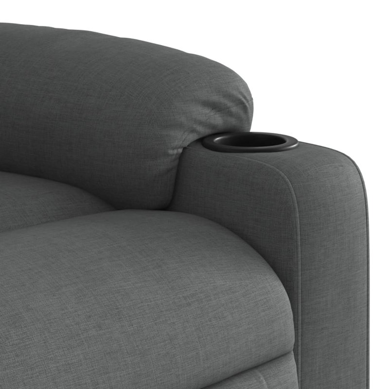 Fauteuil de massage, Noir, Inclinaison par pression manuelle