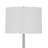 61'' Brown Tray Table Floor Lamp with USB
