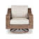 Danny Swivel Wicker Premium All-Weather Wicker Outdoor Lounge Chair