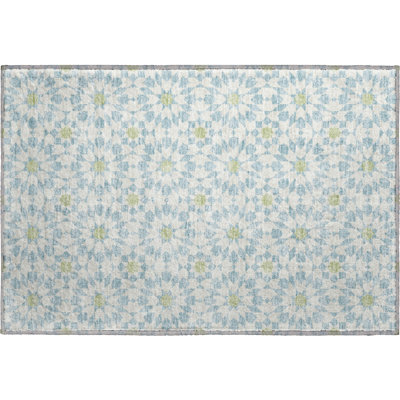 Premium Machine Washable Tweedy Sky Rug