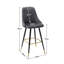 Abbiegale Upholstered Counter Stool with Metal Frame