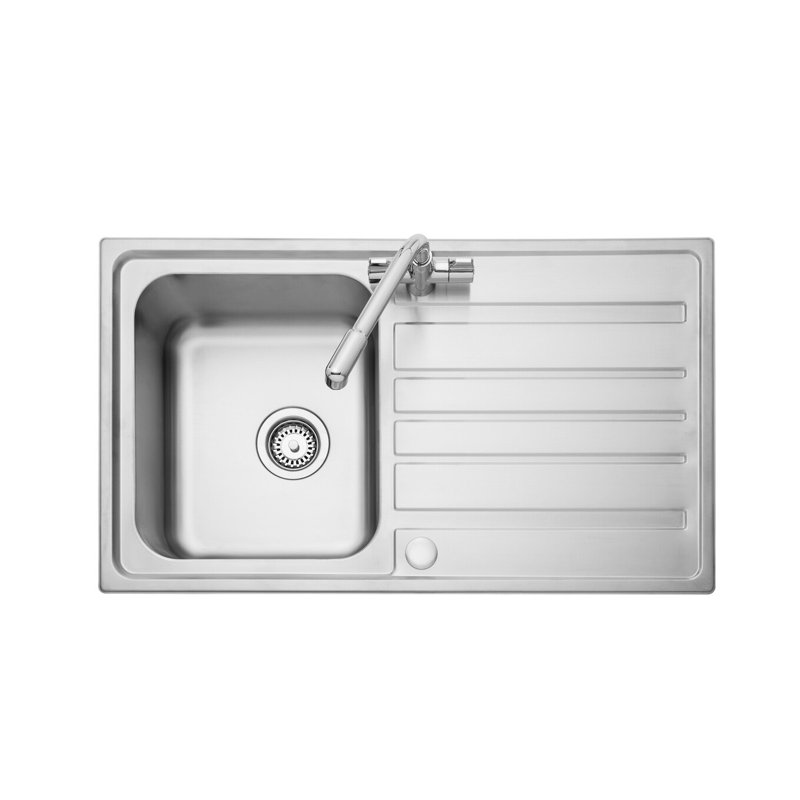Axel 860 x 500mm single bowl reversible sink
