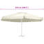 Oakpark Replacement Canopy for W Umbrellas-1059569199