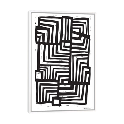 Déplacement de lignes - Impression d'art graphique