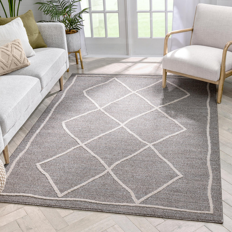 Harlow Moroccan Synthetic Area Rug, Rectangle 120 x 160cm