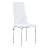 Garrens Modern Faux Leather High Back Dining Chairs with Chrome Metal Legs -1967916551