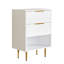Table de chevet moderne 20 po avec 2 tiroirs