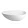 59"L x 30.7"W x 21.3"H Solid Surface Freestanding Oval Tub with Overflow and Drain
