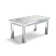 Andreja Rectangle 160Cm L x 90Cm W Glass Dining Table