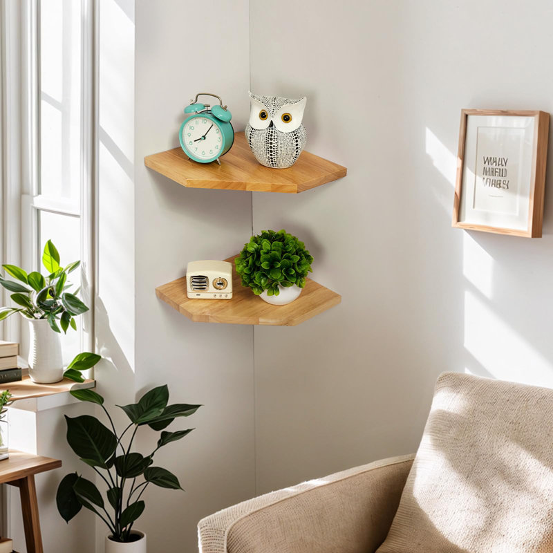 Eilerman Wood Floating Shelf