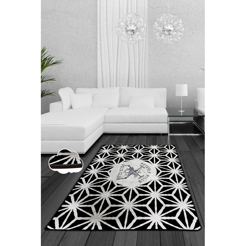 Geometric Indoor Rug, Rectangle 4'7" x 6'3"