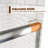 44" - 48" W x 70" H Double Sliding Semi-Frameless Shower Door with 1/4" (6mm) Crystal Clear Tempered Glass-107510516