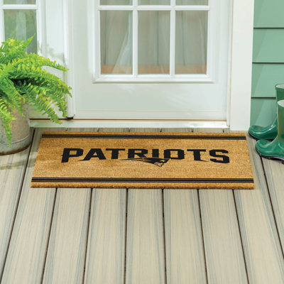 Grand tapis couleur coco 36 po x 24 po New England Patriots