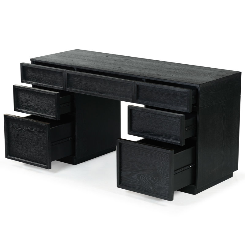 Hudson Executive Desk, Black