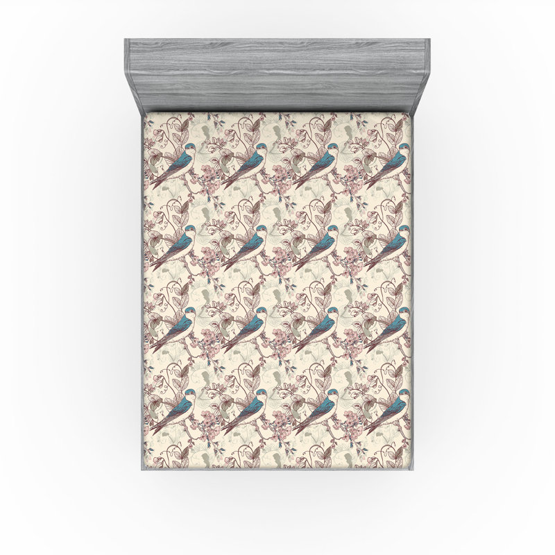 Drap-housse Ambesonne Spring Season, Drap-housse de taille double