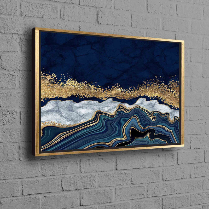 Marble Canvas Art With Abstract Design For A Modern And Contemporary Wall Decor Touch, 70 cm H x 100 cm W
