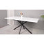 Extendable Metal Base Dining Table-1122574299