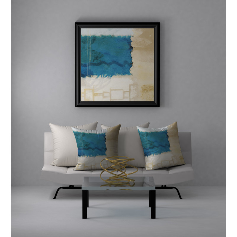 Magnifique housse de coussin carrée/insert, 20 po x 20 po