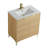 Deeone 30'' Single Bathroom Vanity with Ceramic Top-278826874