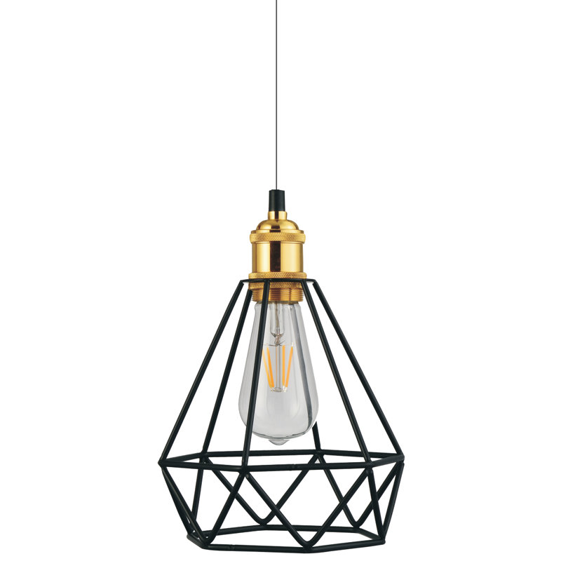 Luminaire suspendu géométrique simple à 1 lumière Danilo