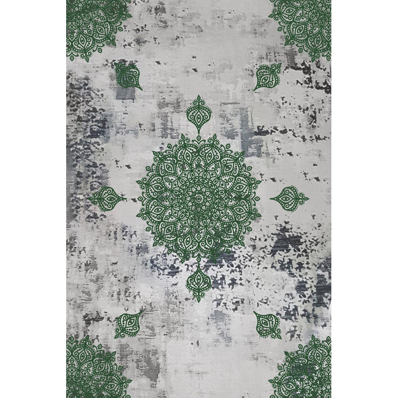 Premium 3D Printed Area Rug, 5.2 x 7.5 Feet, 100% Polyester, 650 g/m² | Antibacterial, Non-Slip PVC Dot Underside, Machine Washable | Ideal for Living Room, Bedroom & Home Decor, Soft Pile Height: 0.3 Inches