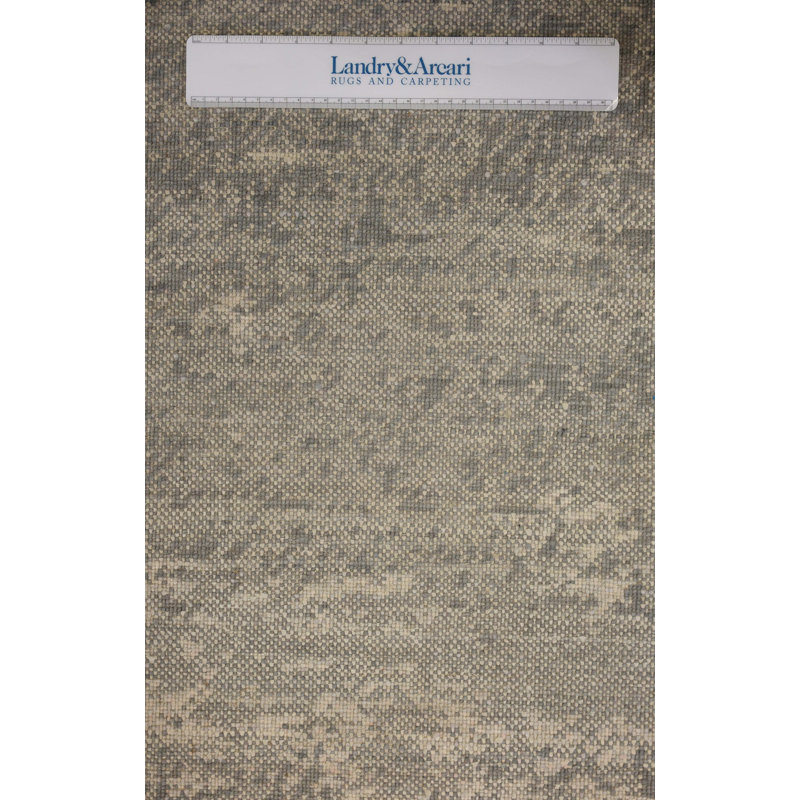 Tapis rectangulaire unique de 8 pi 11 po x 11 pi 8 po gris