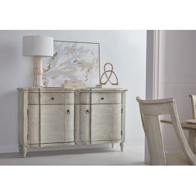 Alcove 68" Wide 2 Drawer Solid Wood Buffet Table