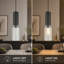 1 - Suspension simple pour îlot de cuisine avec abat-jour en verre côtelé-318771850
