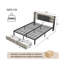 Metal Storage Bed-2069207673