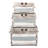  Swiftsure 3 Piece Distressed Solid Wood Vintage Trunk