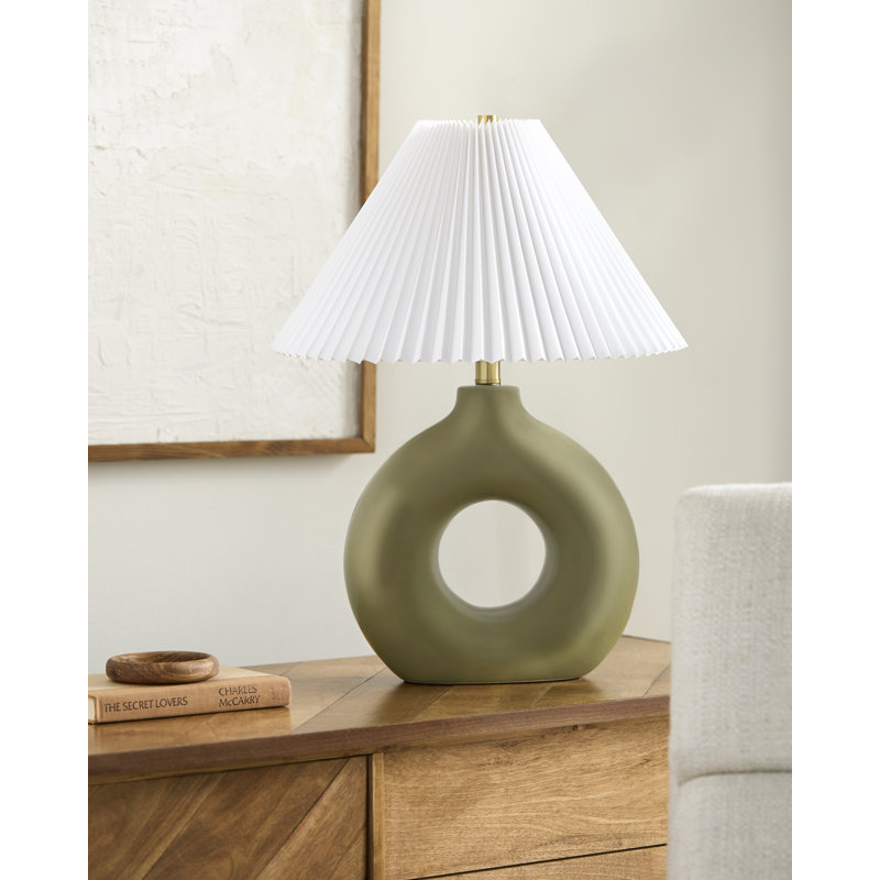 Lampe de table Tandria, Vert