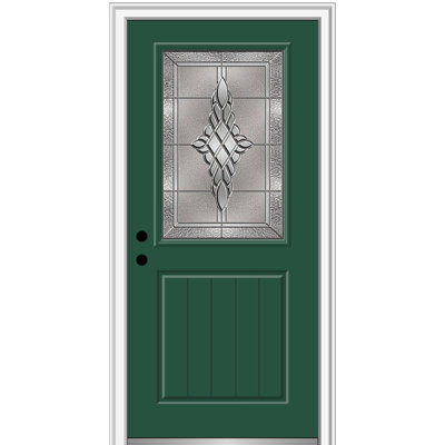 Grace 80'' Fiberglass Front Entry Doors