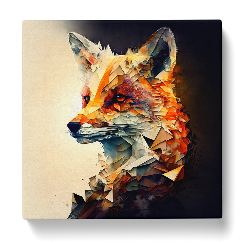 Fox Abstract Art - Print
