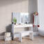 Skeggi Dressing Table with Mirror