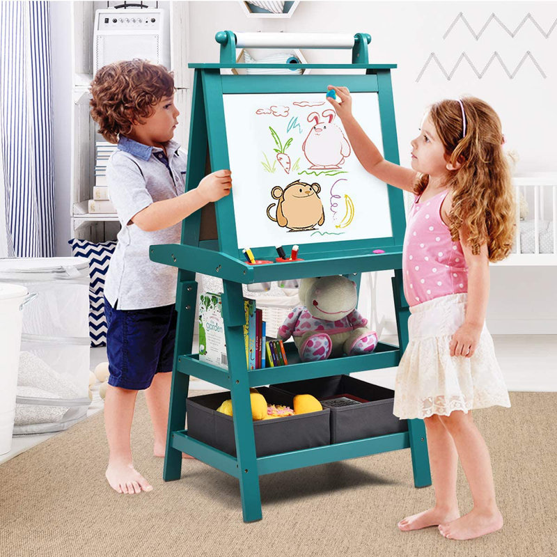 Fenwick Harriet Bee Wood Board Easel, Blue