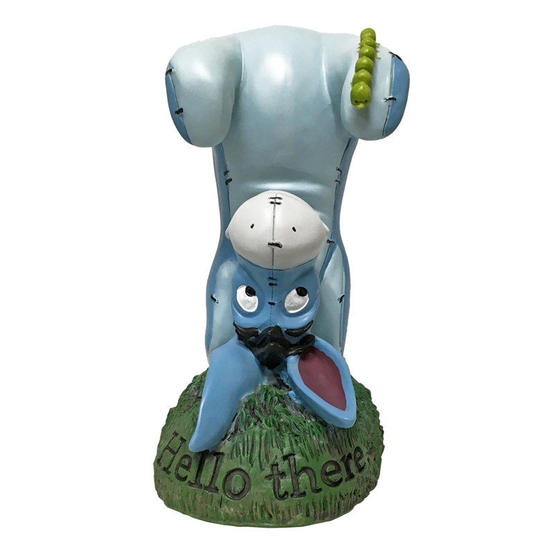 Disney Eeyore Upside Down Garden Statue