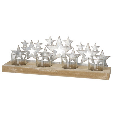 4 Piece Tabletop Tealight Holder Set