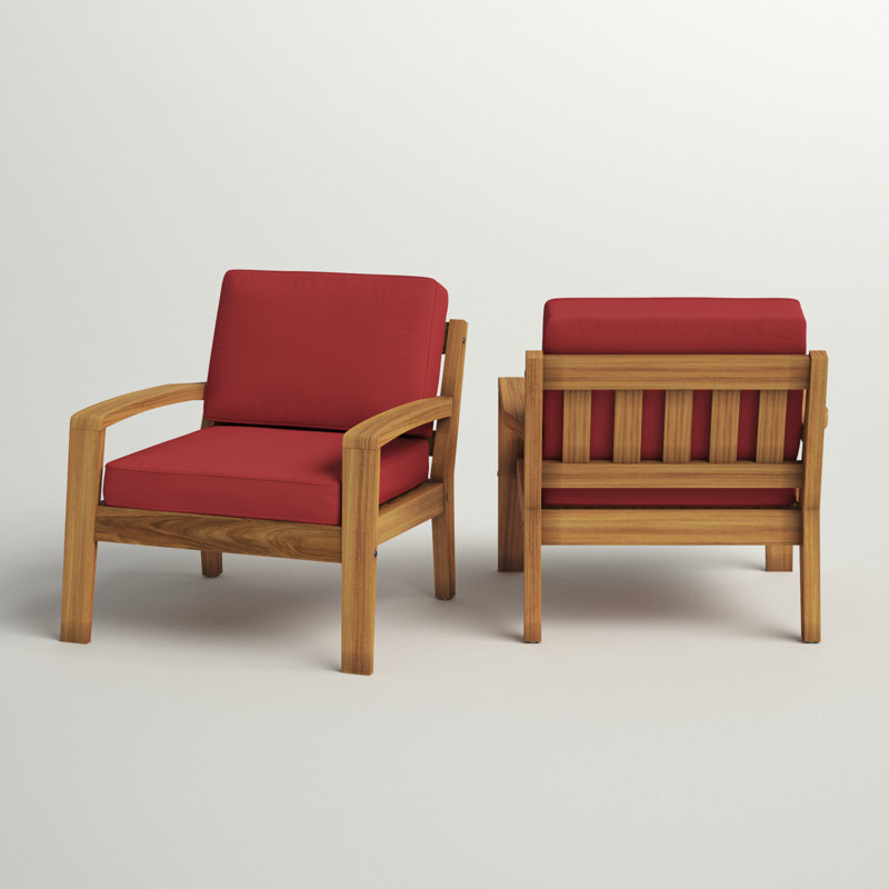 Fauteuil l 31 po Mexia, Rouge