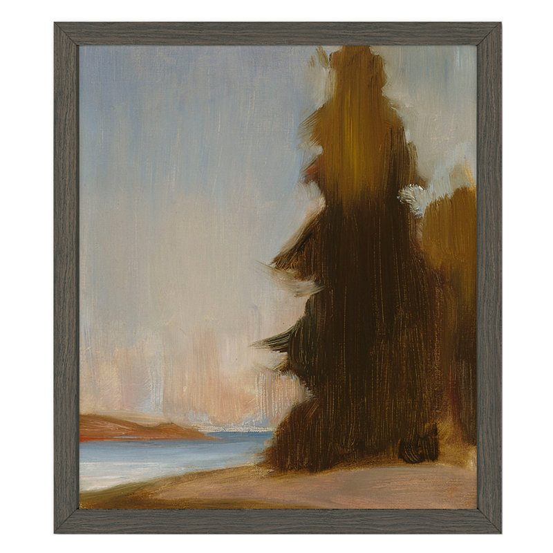 Untitled Print by Grand Archives, Walnut Mocha Single Picture Framed