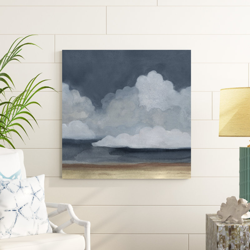 Paysage nuageux IV, H 36 po x l 36 po x P 1,25 po