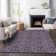 Premium Machine Washable Addington Eggplant Rug