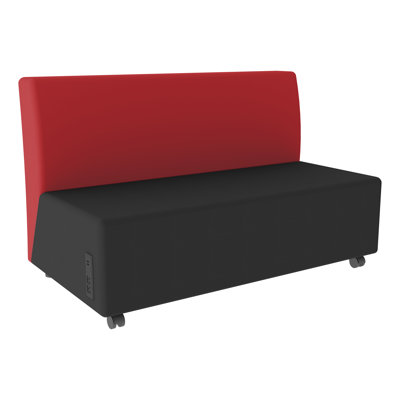 Learniture Shapes Series II Soft Seating Sofa with Casters, Outlets, and USB Ports