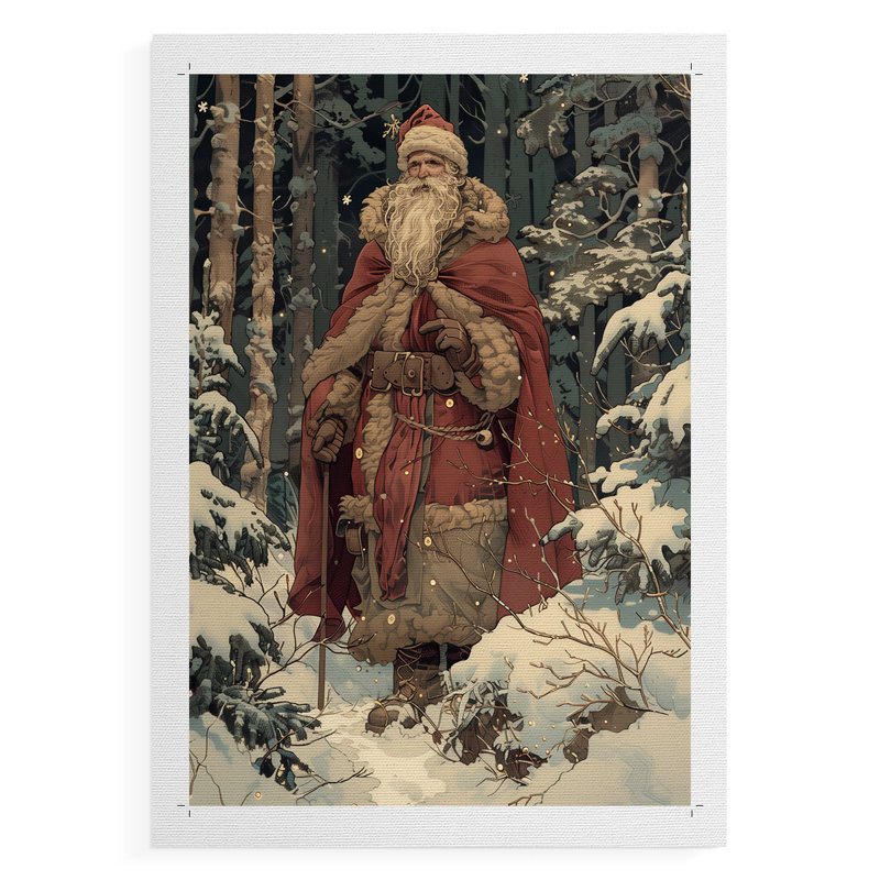 Christmas Holiday DC DCXXXI - Reproduction d'art en toile seulement - NON-CADRE