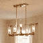 Lustre 9 lumières en laiton chaud Savina House Carina-857292504-857292505