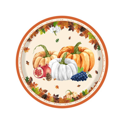 20 Pieces Thanksgiving Autumns Pumpkin Maple Leaf Dinner Plates Fall Party Supplies Autumns Napkins Fall Decorations Thanksgiving Party Supplies