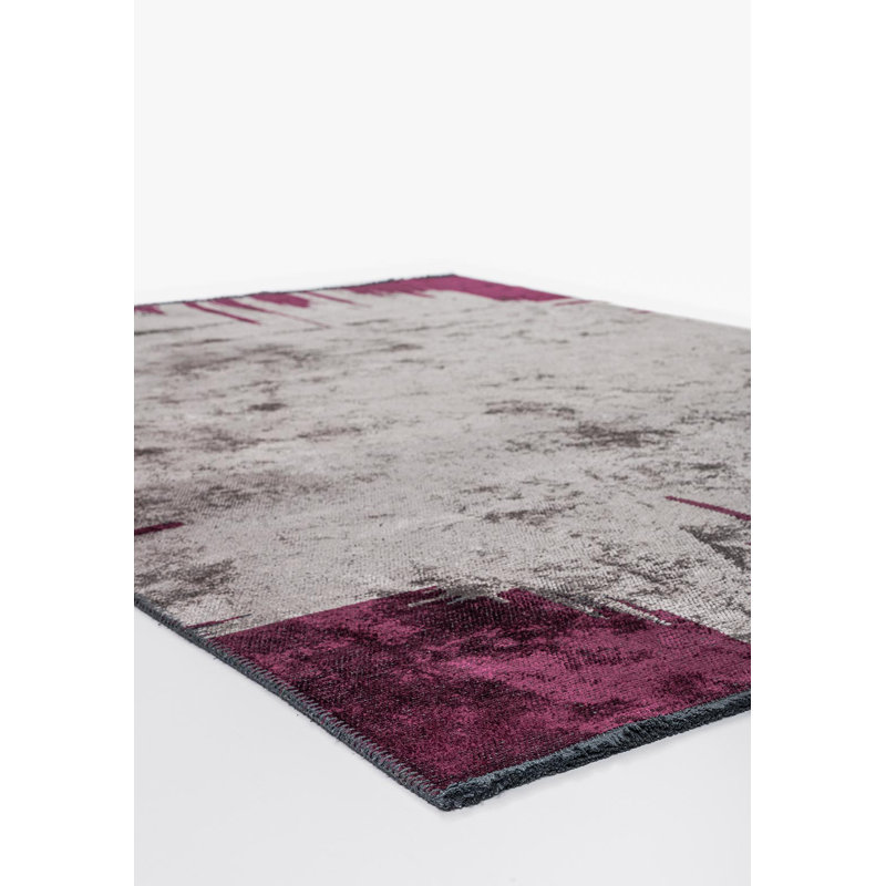 Éclaboussure de peinture abstraite moderne, Rectangle 6 pi 7 po x 8 pi 3 po