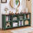 Farmhouse Wood Long Storage Organizer Bookcase-18540872-33435129
